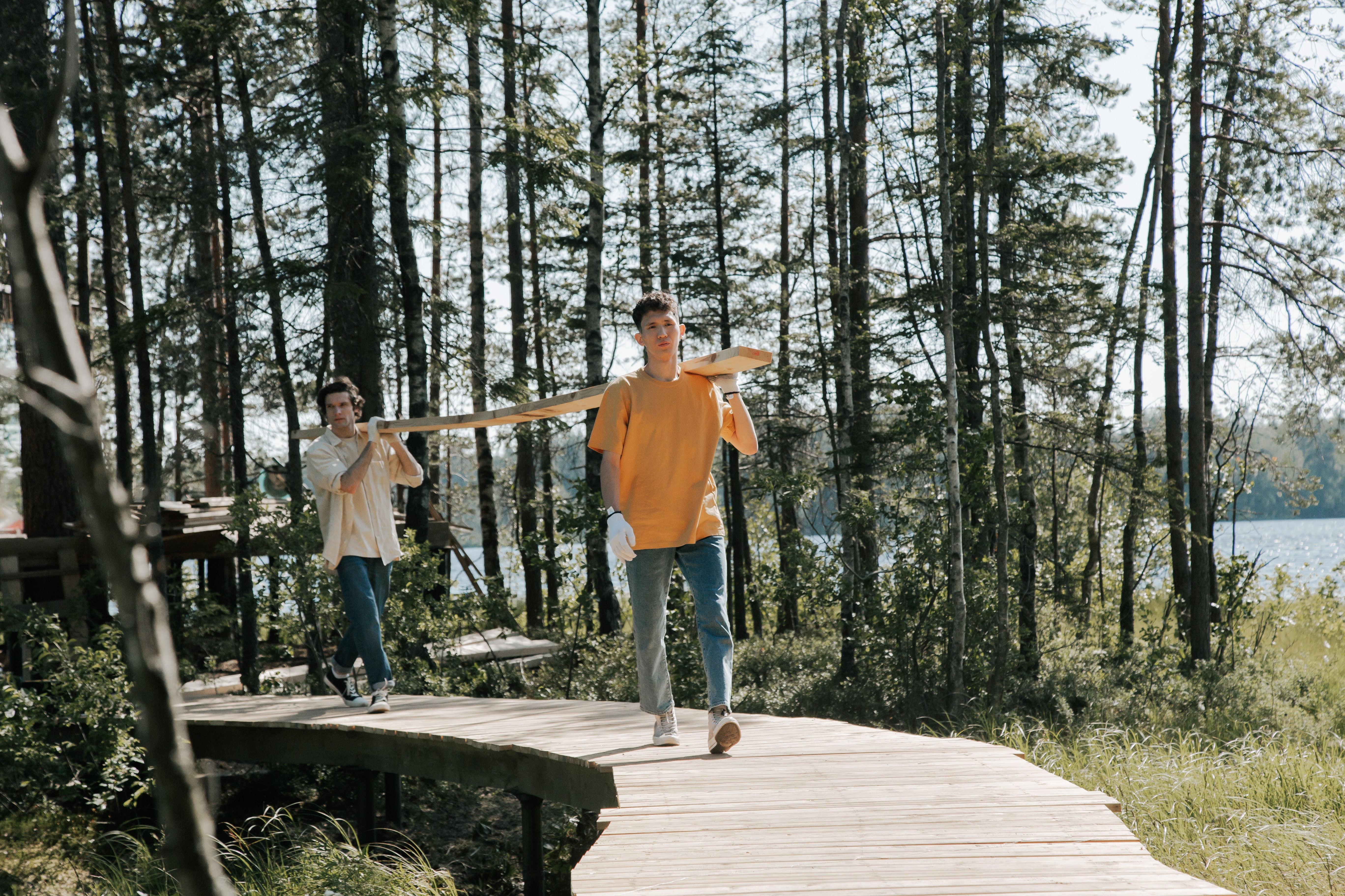 Los desarrollos se preocupan por usar materiales gentiles hacia la naturaleza